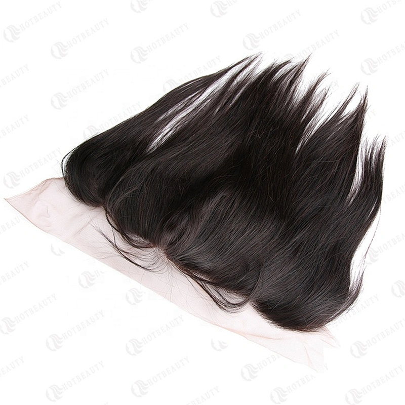 Hot Beauty Hair 10a Peruvian Hair Straight Virgin Hair Bundles With Frontal For Women