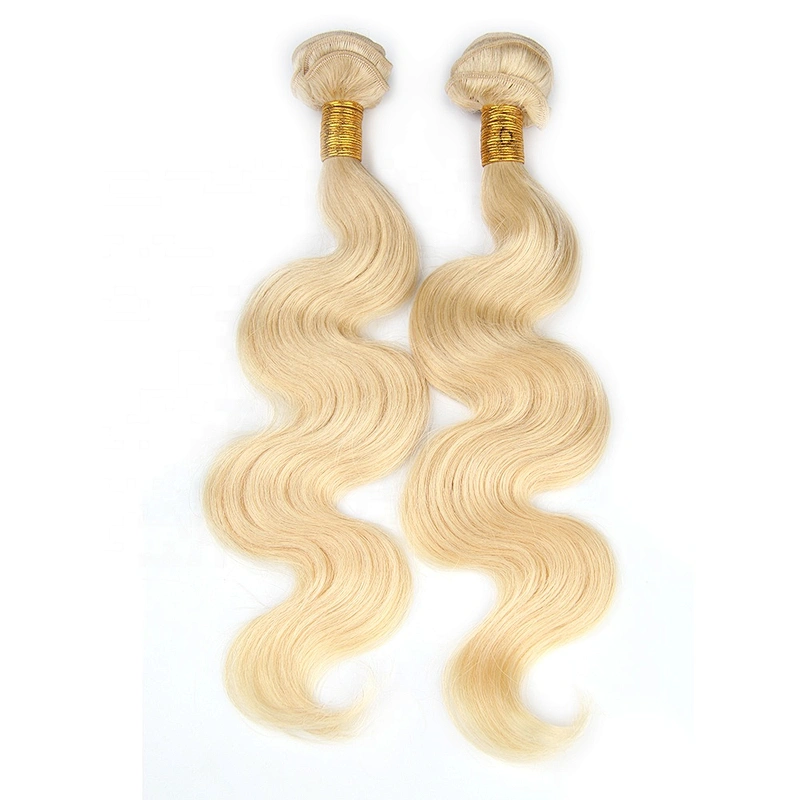 Wholesale Cuticle Aligned Hair Blonde Brazilian Hair Bundles 613 Virgin Hair Body Wave For Women