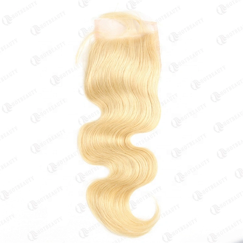Hot Beauty Hair Wholesale Virgin Hair Blonde Bundles With Closure For Women