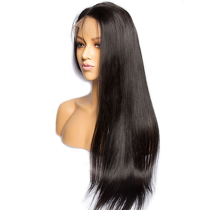 Hot Beauty Unprocessed 100% Natural Human Hair Full Lace Wig Pre-plucked Natural Hairline Virgin Hair Brazilian Human Hair Wig