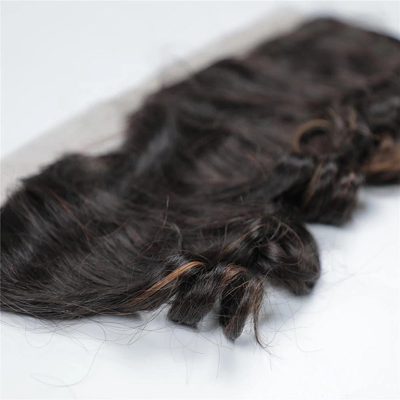 Funmi Hair Color Bouncy Curl 100% Indian Hair Jenny Curl Lace Frontal With Baby Hair
