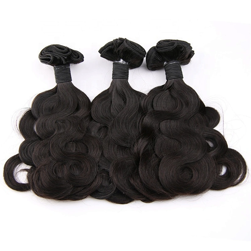 12a Virgin Cuticle Aligned Luxury Raw Baby Hair Double Drawn Funnmi French Curl Small Wavy Hair Bundles