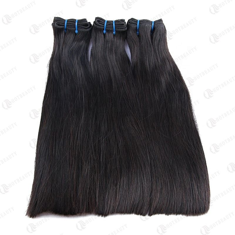 Wholesale High Quality Raw Double Drawn Virgin Human Hair Lace Closure Wig Silky Straight Virgin Hair In Natural Black For Women