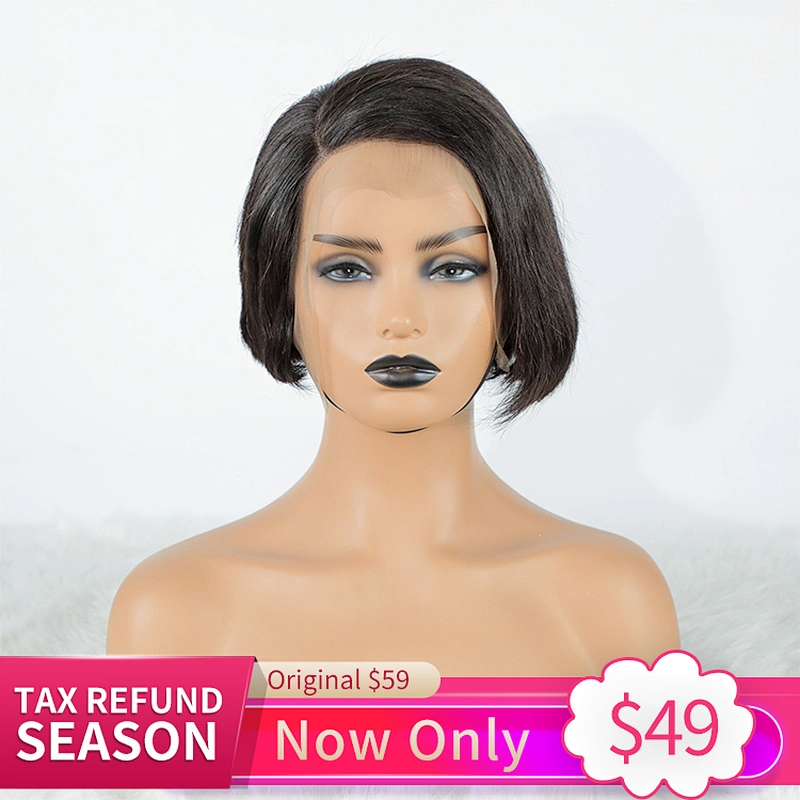 Hot Beauty March Expo Wigs Straight Virgin Cuticle Aligned Hair Human Hair Wigs