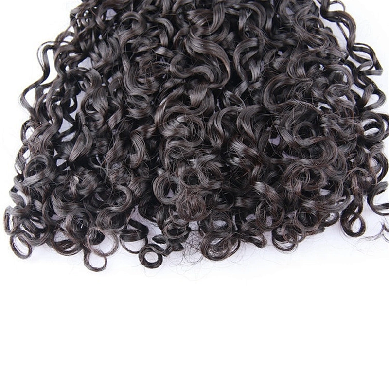 Wholesale Raw Hair Double Drawn Cuticle Funmi Hair Double Drawn Raw Virgin Hair Small Kinky Curl For Women