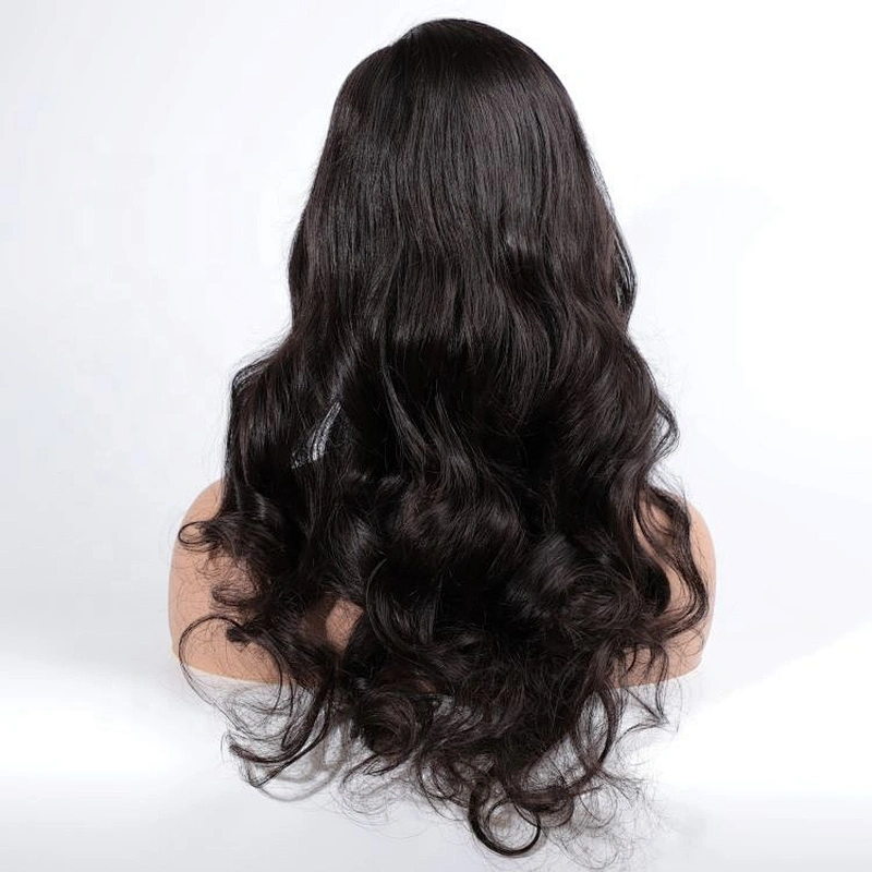 Hotbeauty Hair Hot Selling Customize Natural Color Body Wave Lace Front Wig Virgin Human Hair