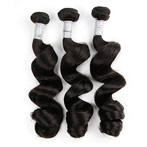 Original Human Hair Natural Bouncy Curl No Tangle Loose Wavy Hair Extensions For African Market