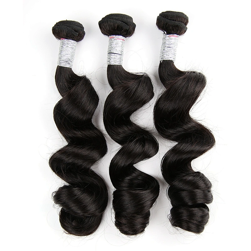 Original Human Hair Natural Bouncy Curl No Tangle Loose Wavy Hair Extensions For African Market