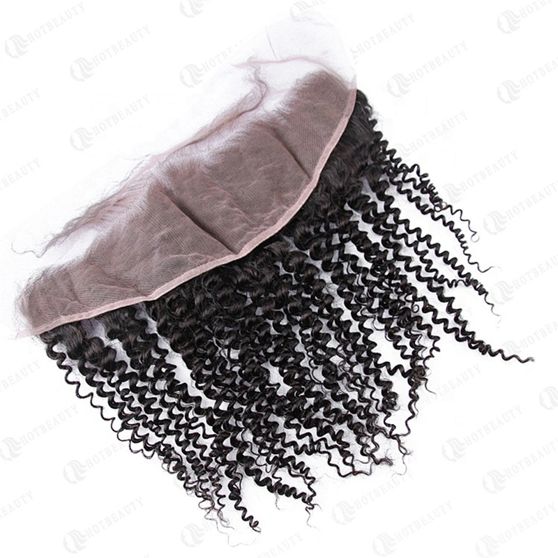 Wholesale Virgin Brazilian Hair In China Cuticle Aligned Hair Best One Donor Lace Frontal Natural Black Kinky Curl For Women