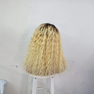 2020 New Arrival High Quality Russian 613 Blonde Lace Front Wig Invisible Hd Virgin Hair Blonde 613 Lace Frontal Wig