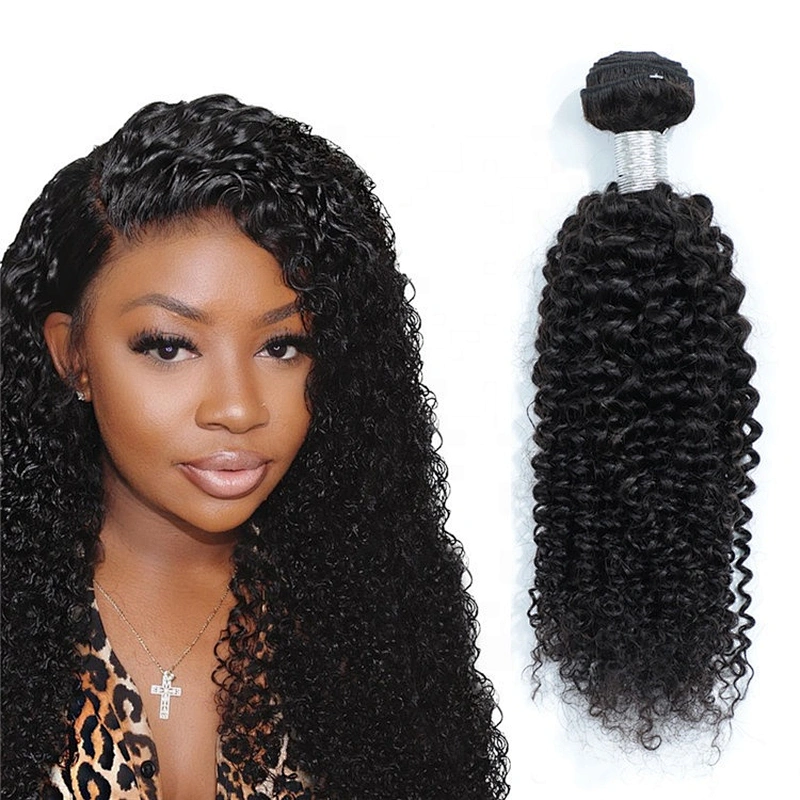 Hot Beauty Mink Hair Brazilian Kinky Curly Hair Extension Raw Cuticle Aligned Hair