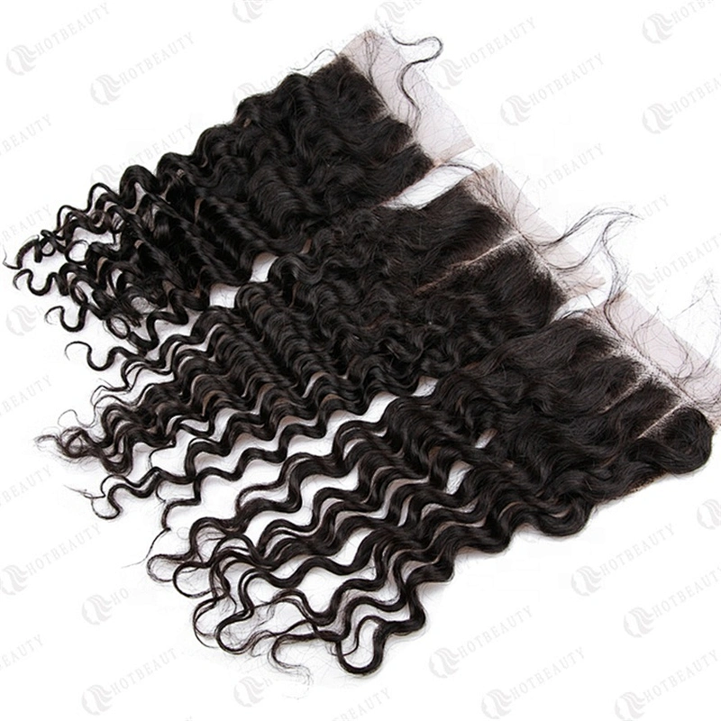 Wholesale Price Brazilian Virgin Human Hair 4x4 Swiss Lace Closure Water Wave