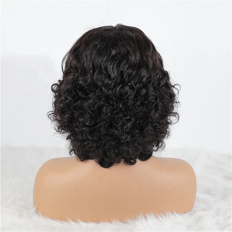 Hot Beauty Hair Wholesale Virgin Hair Bouncy Curl Lace Frontal Wig For Women