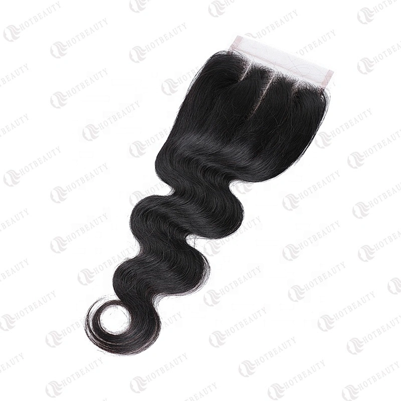 100% Virgin Remy Hair Cuticle Aligned Hair Cheaper Brazilian Hair In China Lace Closure Natural Black Body Wave For Women