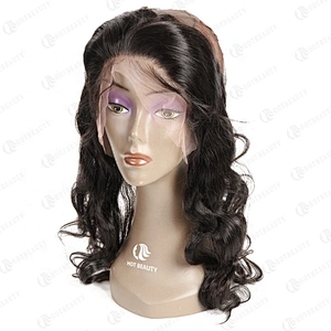 Hotbeauty Hair Wholesale Unprocessed 360 Frontal With Cap Body Wave Style  Virgin Human Hair