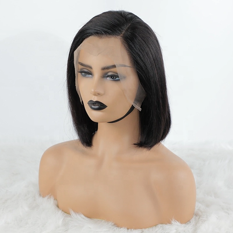 Wholesale Yes Virgin  Hair Cheap Frontal Straight Side Part Tissage Cheveux Human Hair Bob Wig