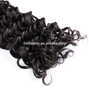 Wholesale cuticle aligned hair peruvian virgin Human deep wave