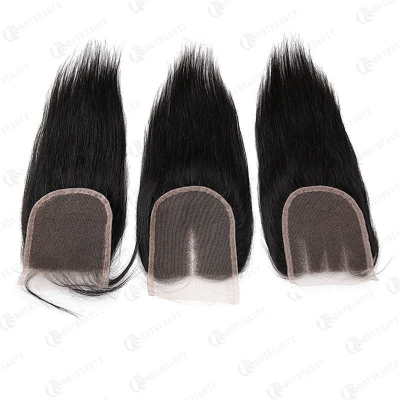 HB Virgin Scalp Closure Undetectable Hd Lace Closure Silky Straight Hair Transparent Swiss Lace Frontal Closure