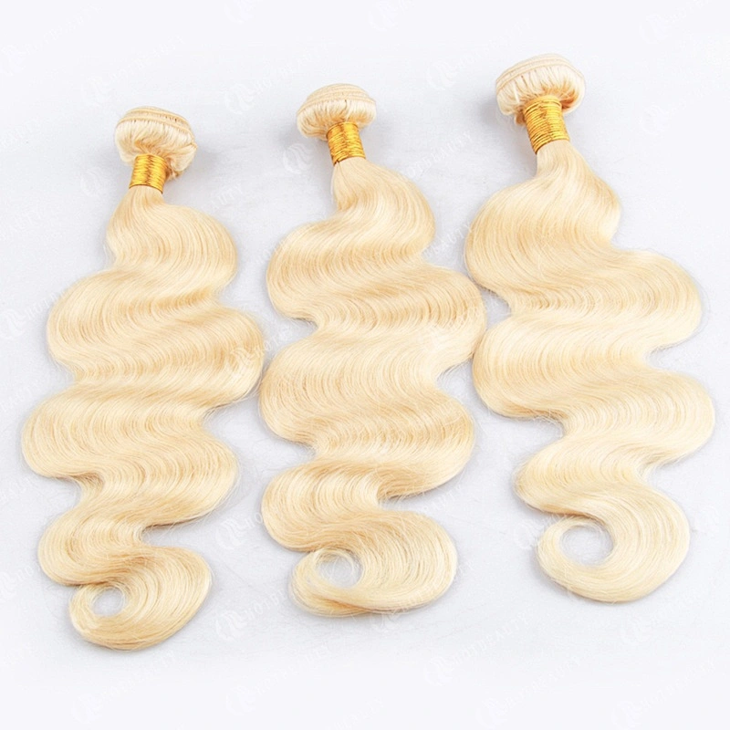 Wholesale 100% Human Hair Color 613# Blonde Russian Virgin Human Hair Toupee  Body Wave Hot Sale For Women