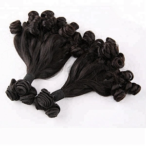 New arrive virgin human hair 100% double drawn rose curl hair