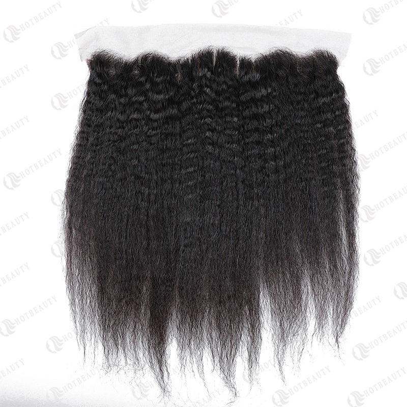 100% Virgin Remy Hair Cuticle Aligned Hair Cheaper Brazilian Hair In China Lace Frontal Natural Black Kinky Straight For Women