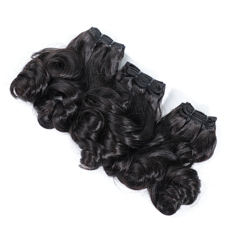Hot Beauty Hair 10a 11a 12a Grade Virgin Brazilian Cuticle Aligned Funmi Posh Curl Double Drawn Hair Extensions