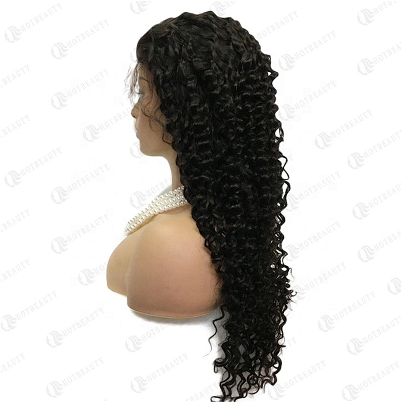 Hot Beauty Wholesale Hair Vendors Human Hair Wig Virgin Brazilian Curly Full Lace Human Hair Wig