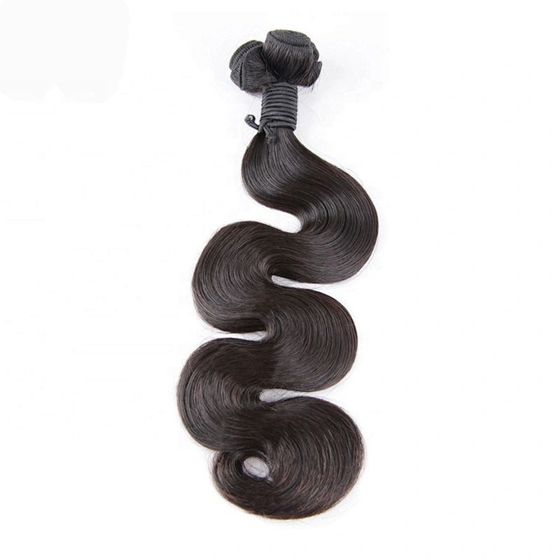 Super Double Drawn Virgin Hair Funmi Human Hair Body Wave  Hair Extensions For Women