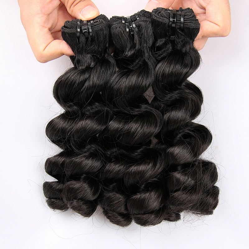Hotbeauty 100% Virgin Human Hair 7A funmi Romance Curls