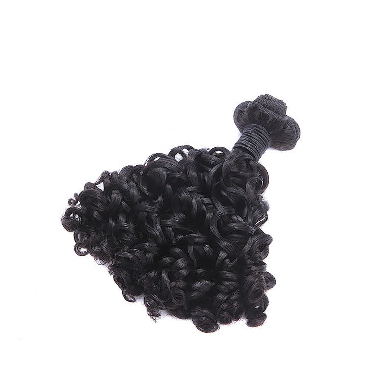 Wholesale exotic curly hair funmi hair double drawn funmi hair 12a grade for women