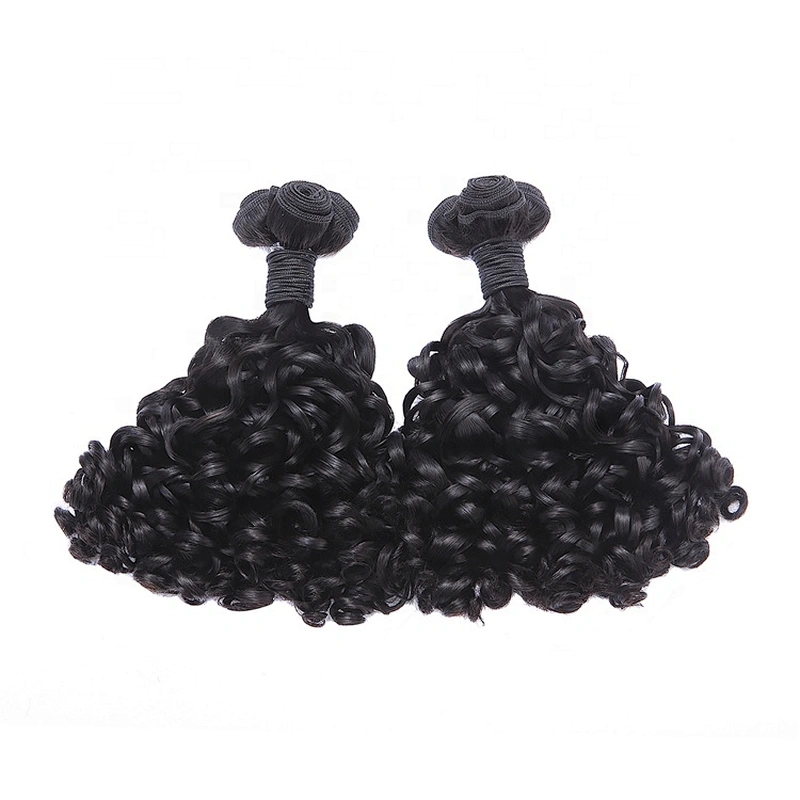Wholesale exotic curly hair funmi hair double drawn funmi hair 12a grade for women