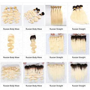 Hot Beauty Hair Russian Hair Extensions 613 Lace Front Wig Blonde Wig For Women