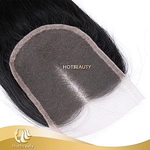 Top quality Cheap Center Parting Lace Closure silky straight