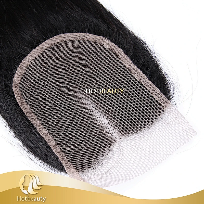 Top quality Cheap Center Parting Lace Closure silky straight