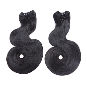 Wholesale funmi hair of top funmi hair manufacturers funmi double drawn weft human hair for women