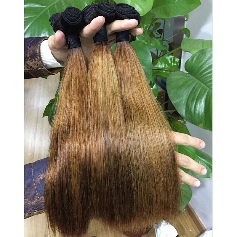 Wholesale Raw Virgin Vietnam Funmi Hair Color Bone Straight Silky Double Drawn