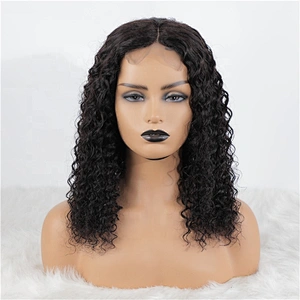Hot Beauty Hair Wholesale Lace Front Cuticle Aligned Hair Wig Deep Curl Human Hair For Women