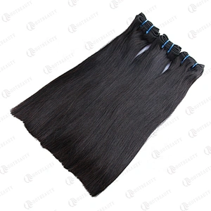 Wholesale High Quality Raw Double Drawn Virgin Human Hair Lace Closure Wig Silky Straight Virgin Hair In Natural Black For Women