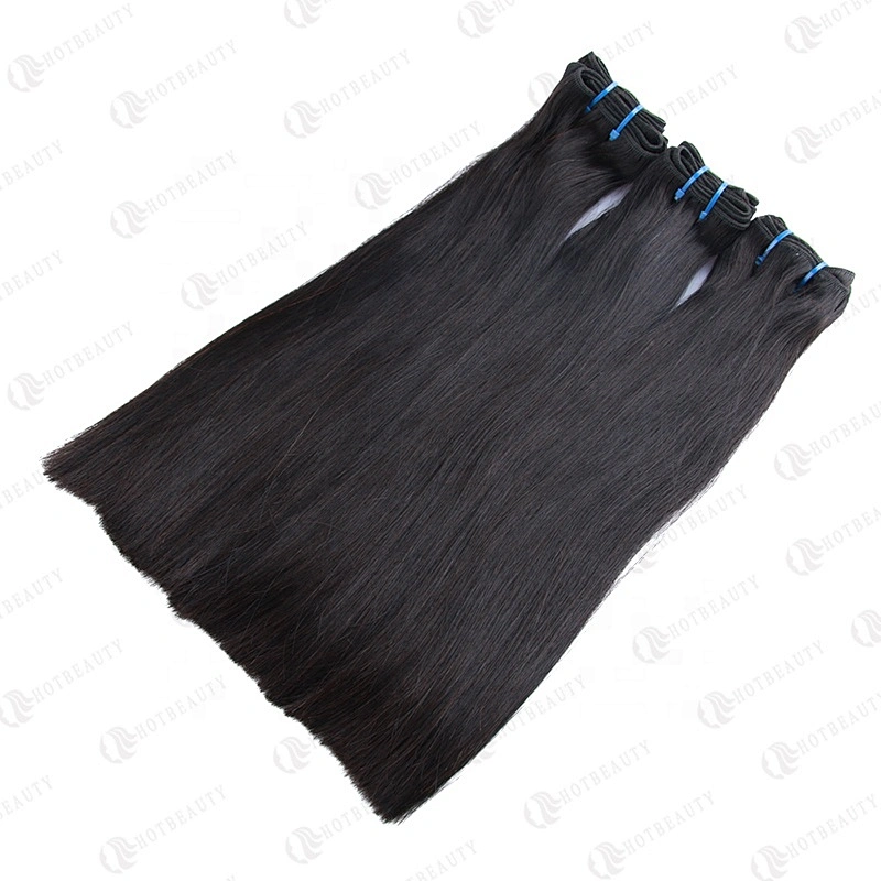 Wholesale High Quality Raw Double Drawn Virgin Human Hair Lace Closure Wig Silky Straight Virgin Hair In Natural Black For Women