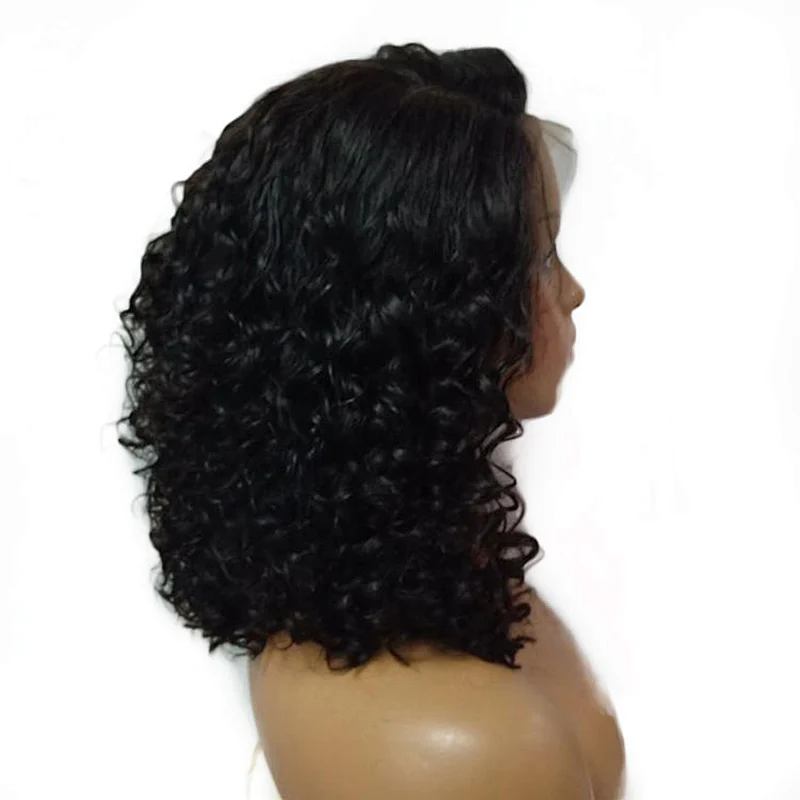 200% density virgin double drawn new fumi curl human hair wig wholesale wigs