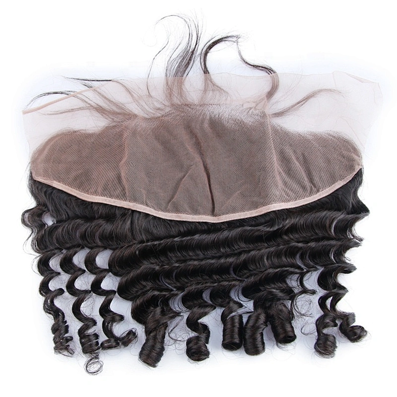 Funmi Hair Double Drawn Ocean Spiral Curly Hair New Vietnam Human Hair 4x13 Lace Frontal
