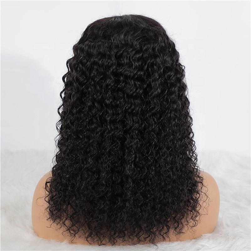 Hot Beauty Hair Wholesale Lace Front Cuticle Aligned Hair Wig Deep Curl Human Hair For Women