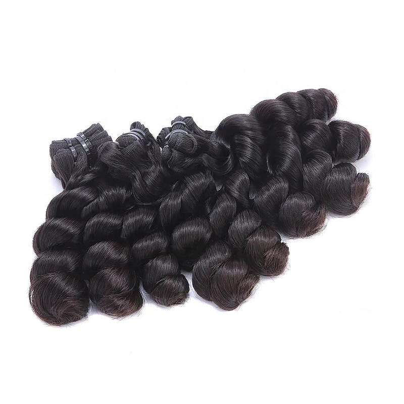 Double Drawn Funmi Hair Romance Curl Magic Curl Pixie Curl Virgin Brazilian Hair 100% Ratio Funmi Hair Bundles