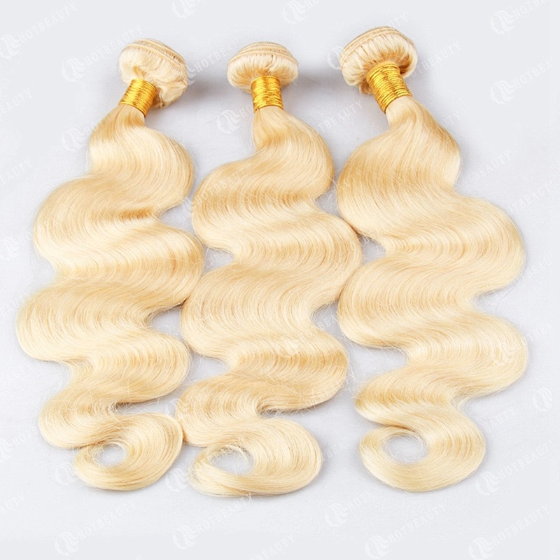 Wholesale 100% Human Hair Color 613# Blonde Russian Virgin Human Hair Toupee  Body Wave Hot Sale For Women