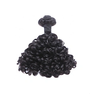 Wholesale exotic curly hair funmi hair double drawn funmi hair 12a grade for women