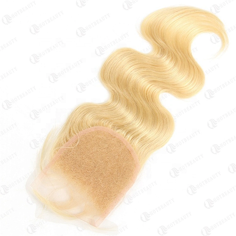 Hot Beauty Hair Wholesale Virgin Hair Blonde Bundles With Closure For Women
