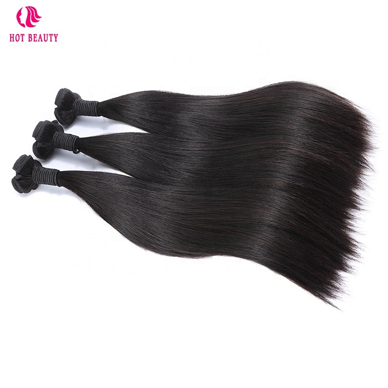 Nigerian Funmi Hair Double Drawn Weft Bone Straight Vietnam Silky Straight Hair Extensions