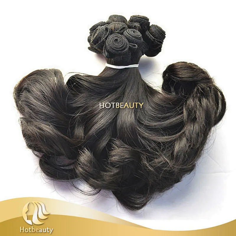 Unprocessed indian temple hair grade 8a double drwn full ends Magical curl natural remy extensions hair