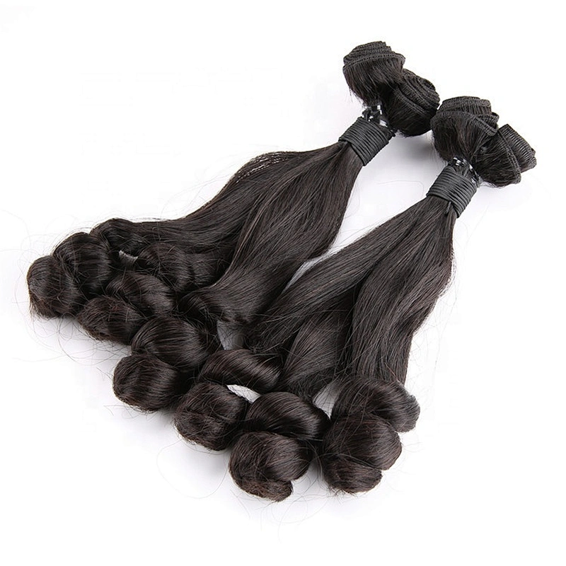 Wholesale Funmi spring curl virgin cuticle aligned hair funmi hair double drawn thick hair extensions for women