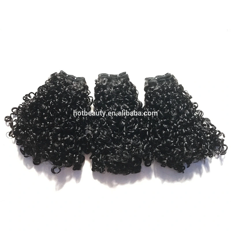 100% Virgin Brazilian Pissy Curl Hair Super Double Drawn Hair
